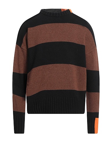 RIGHT FOR Jumper Black 70% Wool, 25% Polyamide, 5% Other Fibres