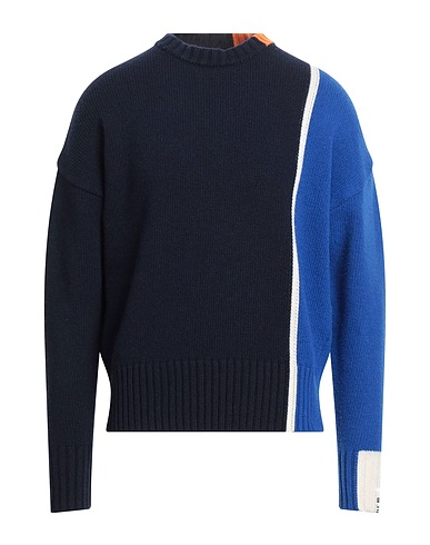 RIGHT FOR Pullover Nachtblau 70% Wolle, 25% Polyamid, 5% Andere Fasern