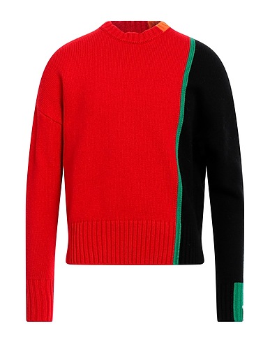 RIGHT FOR Jumper Red 70% Wool, 25% Polyamide, 5% Other Fibres