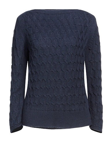 MALO Jumper Midnight blue 70% Wool, 30% Cashmere
