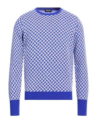 DRUMOHR Cashmere blend Bright blue 100% Cashmere
