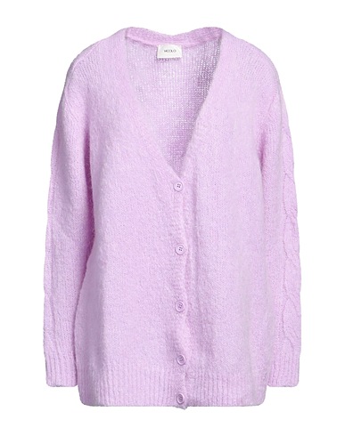 VICOLO Cardigan Lilla 53% Lana mohair, 45% Poliammide, 2% Elastan