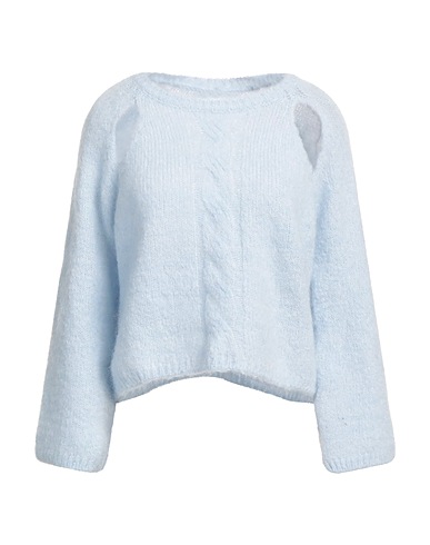 VICOLO Jumper Sky blue 53% Mohair wool, 45% Polyamide, 2% Elastane