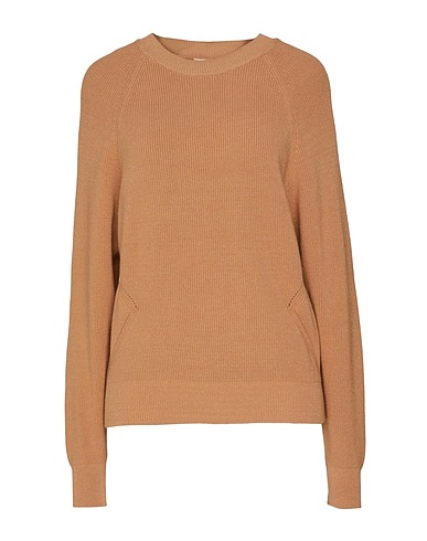VICOLO Sweater Light brown 70% Viscose, 30% Polyester