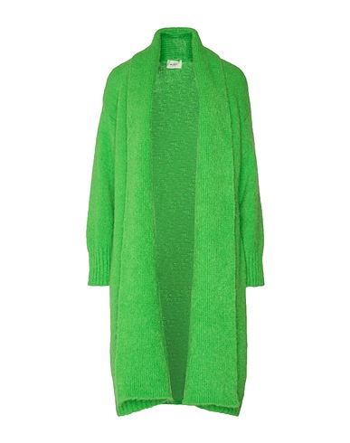 VICOLO Cardigan Green 53% Mohair wool, 45% Polyamide, 2% Elastane