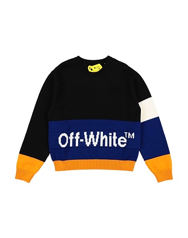 OFF-WHITE™ KIDS Sweater Black 100% Virgin Wool