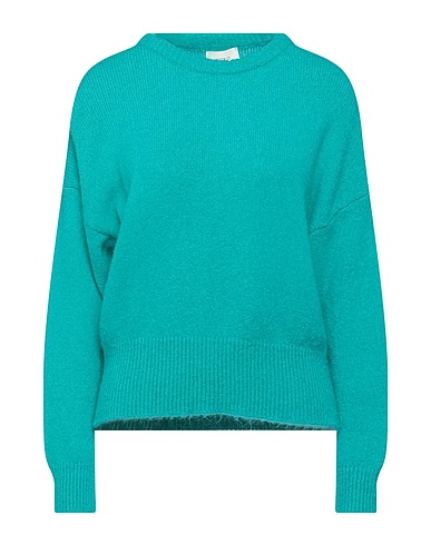 VICOLO Pullover Turquoise 34% Polyamide, 32% Acrylique, 15% Laine mohair, 15% Laine, 4% Élasthanne