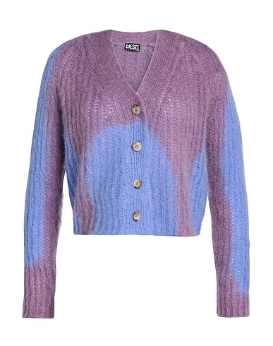 DIESEL Cardigan Mauve 48% Mohair wool, 34% Nylon, 18% Wool