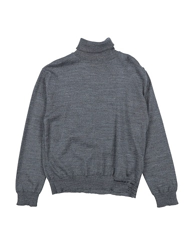 DSQUARED2 Polo neck Grey 50% Acrylic, 50% Wool
