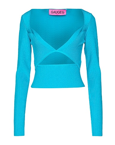 GAUGE81 Top Turquoise 88% Recycled viscose, 12% Polyester