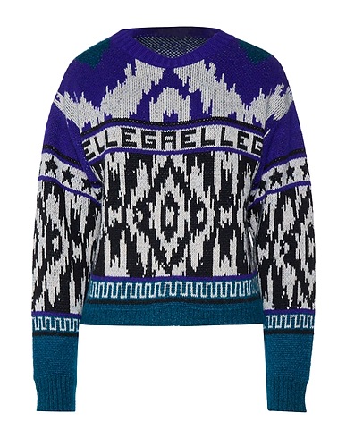 GAëLLE Paris Pullover Viola 70% Acrilico, 21% Poliestere, 6% Poliacrilico, 2% Lana, 1% Viscosa