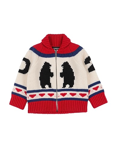 DSQUARED2 Cardigan Cream 70% Wool, 30% Nylon