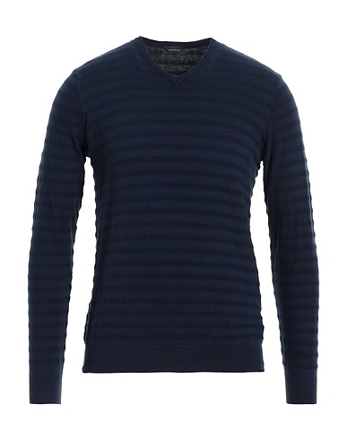 ROSSOPURO Jumper Navy blue 100% Cotton
