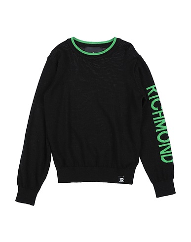 JOHN RICHMOND Jumper Black 51% Acrylic, 49% Wool