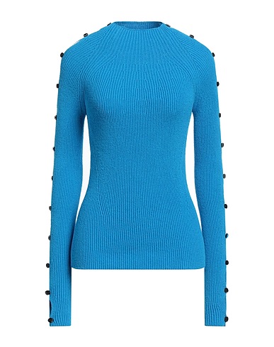 PROENZA SCHOULER Jumper Azure 63% Cotton, 22% Polyamide, 12% Viscose, 2% Polyester, 1% Elastane