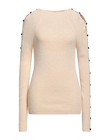 PROENZA SCHOULER Jumper Beige 63% Cotton, 22% Polyamide, 12% Viscose, 2% Polyester, 1% Elastane
