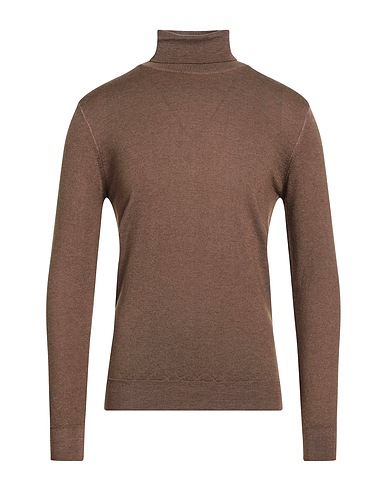 LIU •JO MAN Turtleneck Brown 100% Virgin Wool