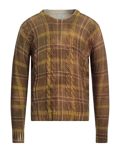 BALLANTYNE Jumper Mustard 100% Virgin Wool