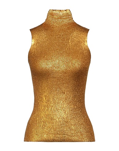 ROBERTO COLLINA Pullunder Gold 100% Merinowolle, Polyester
