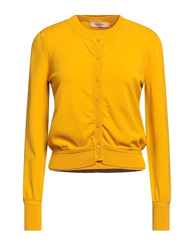 TWINSET Twinset Senf 70% Viskose, 30% Polyester, Perlmutt