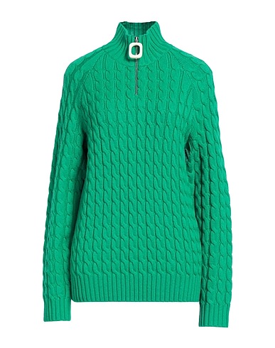JW ANDERSON Rollkragenpullover Grün 100% Merinowolle
