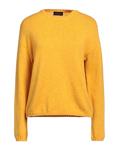 ROBERTO COLLINA Jumper Yellow 52% Merino Wool, 35% Baby camel wool, 13% Nylon