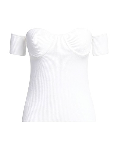 HELMUT LANG Jumper White 57% Viscose, 35% Polyester, 7% Nylon, 1% Elastane
