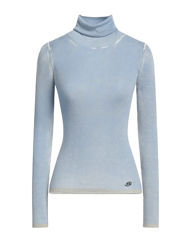 DIESEL Turtleneck Sky blue 100% Wool
