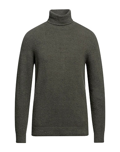 ROBERTO COLLINA Dolcevita Verde militare 80% Cotone, 16% Nylon, 4% Elastan