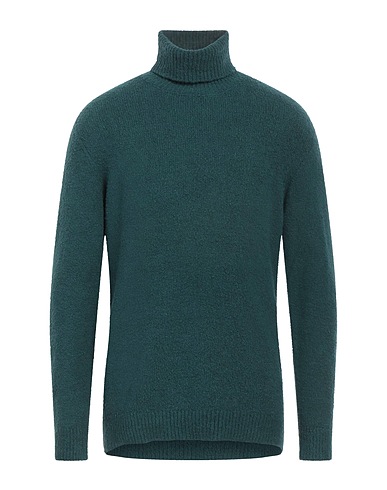 ROBERTO COLLINA Dolcevita Verde scuro 80% Cotone, 16% Nylon, 4% Elastan