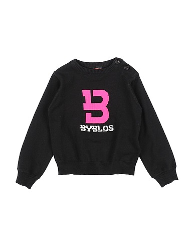 BYBLOS Sweater Black 50% Viscose, 28% Polyester, 22% Nylon