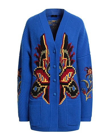 ETRO Cardigan Blue 99% Virgin Wool, 1% Polyamide