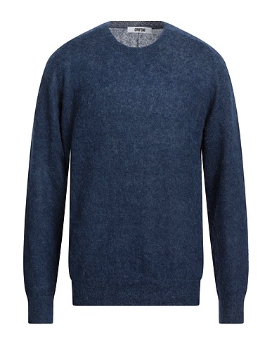 GRIFONI Pullover Blu navy 48% Poliammide, 26% Lana di alpaca, 26% Lana mohair