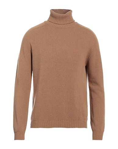 MALO Polo neck Camel 80% Virgin Wool, 20% Cashmere