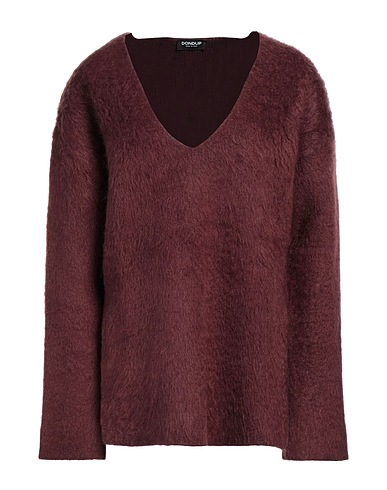 DONDUP Pullover Bordeaux 56% Lana, 24% Poliammide, 10% Lana mohair, 10% Acetato