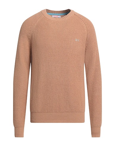 SUN 68 Pullover Cammello 47% Lana, 38% Viscosa, 10% Poliammide, 5% Cachemire
