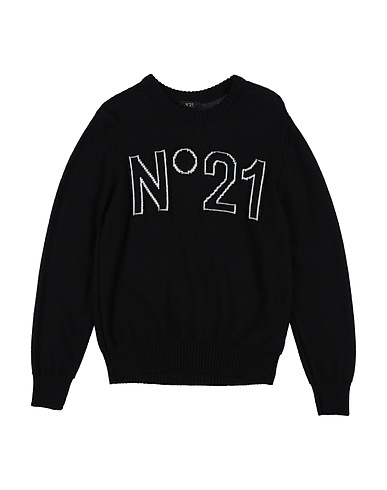 N°21 Pullover Nero 47% Lana, 47% Acrilico, 6% Poliestere