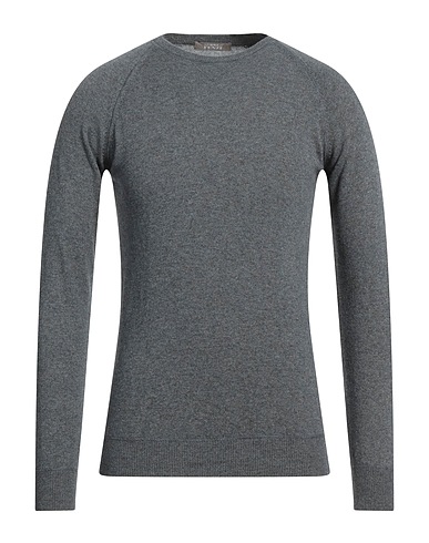 ANDREA FENZI Pullover Grigio 40% Lana Merino, 30% Viscosa, 20% Poliammide, 10% Cachemire