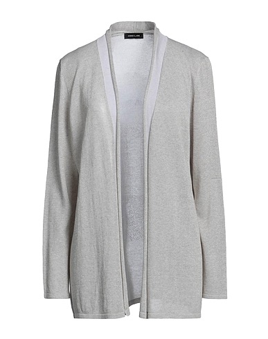 ANNECLAIRE Cardigan Light grey 80% Cotton, 15% Viscose, 5% Polyester