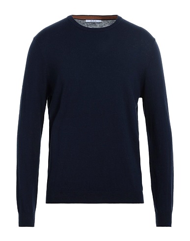 AT.P.CO Pullover Blu navy 94% Cotone, 3% Lana, 3% Cachemire