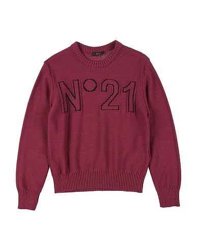 N°21 Sweater Burgundy 47% Wool, 47% Acrylic, 6% Polyester
