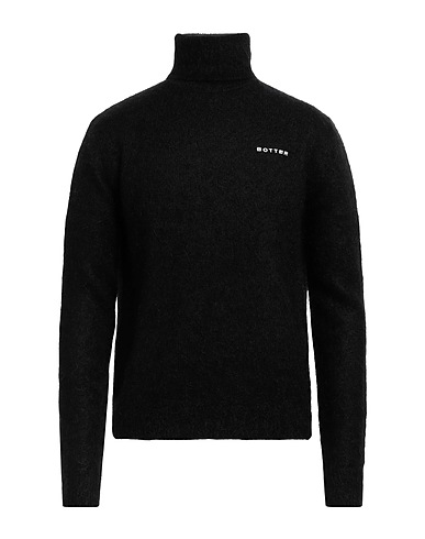 BOTTER Polo neck Black 54% Mohair wool, 30% Nylon, 16% Wool