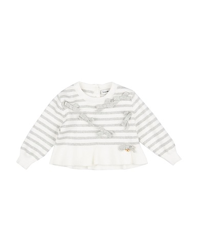 BYBLOS Jumper White 50% Rayon, 30% Nylon, 20% Polyester