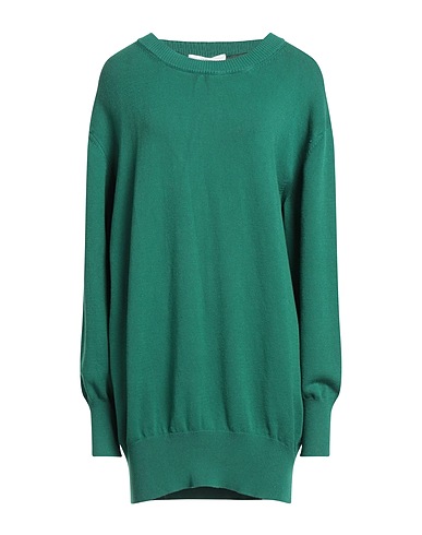 SOLOTRE Jumper Green 70% Viscose, 30% Polyester