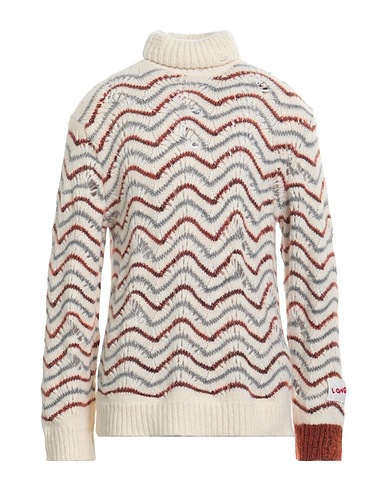 LONGO Rollkragenpullover Weiß 68% Baby alpakawolle, 22% Polyamid, 10% Merinowolle