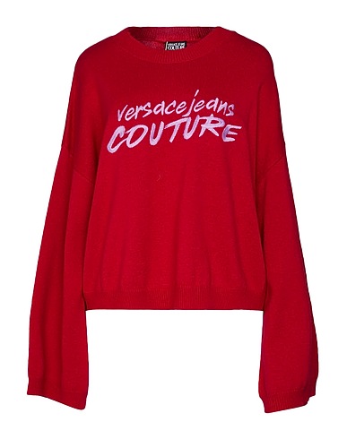 VERSACE JEANS COUTURE Sweater Garnet 77% Wool, 23% Polyamide
