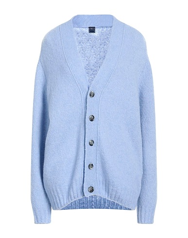 FEDELI Cardigan Light blue 57% Virgin Wool, 28% Cashmere, 15% Polyamide
