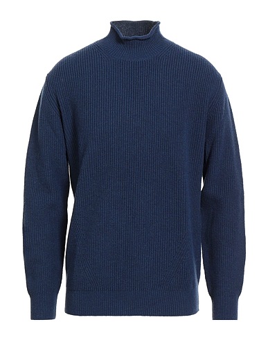 KANGRA Rollkragenpullover Marineblau 100% Merinowolle