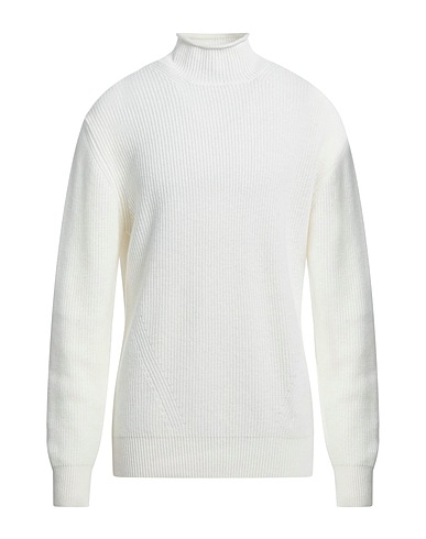 KANGRA Turtleneck White 100% Merino Wool