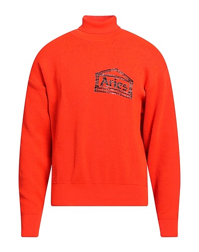 ARIES Polo neck Orange 60% Recycled polyester, 40% Recycled cotton